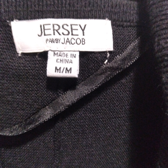 Black cowl neck high low sweater - Picture 3 of 7